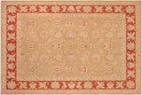 handmade Traditional Kafkaz Chobi Ziegler Green Rust Hand Knotted RECTANGLE 100% WOOL area rug 8 x 10
