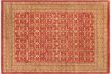 handmade Transitional Kafkaz Chobi Ziegler Red Lt. Green Hand Knotted RECTANGLE 100% WOOL area rug 8 x 10
