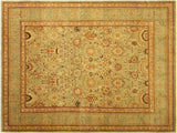 handmade Traditional  Lt. Green Lt. Green Hand Knotted RECTANGLE 100% WOOL area rug 9x12