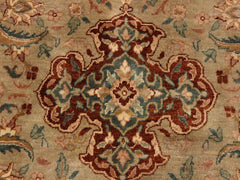 handmade Traditional  Lt. Green Lt. Green Hand Knotted RECTANGLE 100% WOOL area rug 9x12