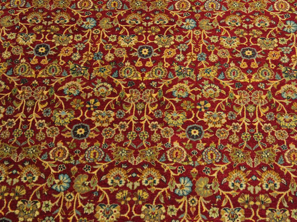 handmade Traditional Design Red Teal Hand Knotted RECTANGLE 100% WOOL area rug 9x12