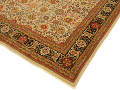 handmade Traditional Design Lt. Gray Brown Hand Knotted RECTANGLE 100% WOOL area rug 9x12