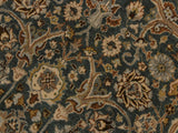 handmade Traditional Design Green Ivory Hand Knotted RECTANGLE 100% WOOL area rug 9x12
