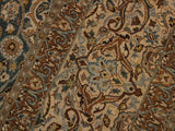 handmade Traditional Design Green Ivory Hand Knotted RECTANGLE 100% WOOL area rug 9x12