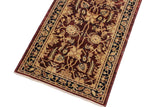 handmade Traditional Kafkaz Red Blue Hand Knotted RUNNER 100% WOOL area rug 3 x 12