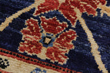 handmade Traditional Kafkaz Blue Rust Hand Knotted RUNNER 100% WOOL area rug 3 x 13