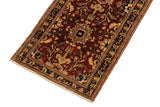 handmade Transitional Kafkaz Red Blue Hand Knotted RUNNER 100% WOOL area rug 3x13 