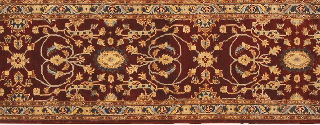 handmade Traditional Kafkaz Red Blue Hand Knotted RUNNER 100% WOOL area rug 2 x 12
