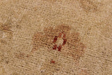 handmade Traditional Kafkaz Tan Brown Hand Knotted RUNNER 100% WOOL area rug 3 x 15