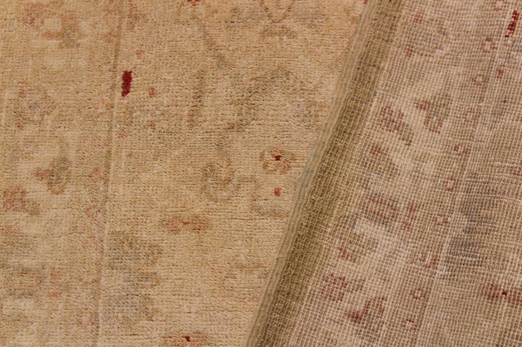 handmade Traditional Kafkaz Tan Brown Hand Knotted RUNNER 100% WOOL area rug 3 x 15