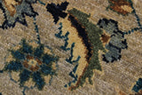 handmade Transitional Kafkaz Gray Teal Hand Knotted RUNNER 100% WOOL area rug 3 x 10