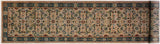 handmade Traditional Kafkaz Gray Green Hand Knotted RUNNER 100% WOOL area rug 3 x 15