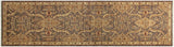 Oriental Ziegler Nguyet Gray Ivory Hand-Knotted Wool Runner  - 2'10'' x 11'1''