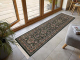 handmade Traditional Gulzar Green Pink Hand Knotted RUNNER 100% WOOL area rug 3x8