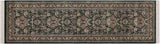 handmade Traditional Gulzar Green Pink Hand Knotted RUNNER 100% WOOL area rug 3x8