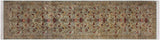 handmade Traditional Sayra Green Brown Hand Knotted RUNNER 100% WOOL area rug 2x10