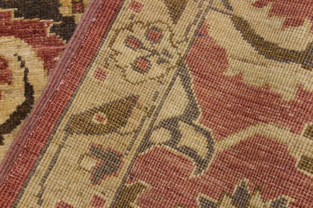 handmade Traditional Kafkaz Pink Tan Hand Knotted RUNNER 100% WOOL area rug 3 18