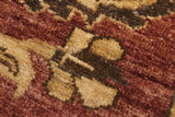 handmade Transitional Kafkaz Rose Gold Hand Knotted RUNNER 100% WOOL area rug 3x12 