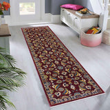 handmade Traditional Kafkaz Red Blue Hand Knotted RUNNER 100% WOOL area rug 3 x 10