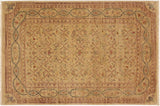 handmade Transitional Kafkaz Chobi Ziegler Lt. Tan Brown Hand Knotted RECTANGLE 100% WOOL area rug 4 x 6