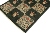 handmade Transitional Drake Green Lt. Green Hand Knotted RECTANGLE 100% WOOL area rug 4 x 6