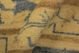 handmade Transitional Kafkaz Chobi Ziegler Lt. Blue Tan Hand Knotted RECTANGLE 100% WOOL area rug 4 x 6
