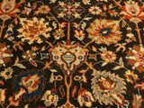 handmade Traditional Design Brown Lt. Tan Hand Knotted RECTANGLE 100% WOOL area rug 4x6