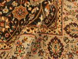 handmade Traditional Design Brown Lt. Tan Hand Knotted RECTANGLE 100% WOOL area rug 4x6