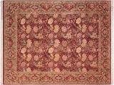 Spring Pak Persian William Red/Brown Wool Rug - 8'0'' x 10'2''