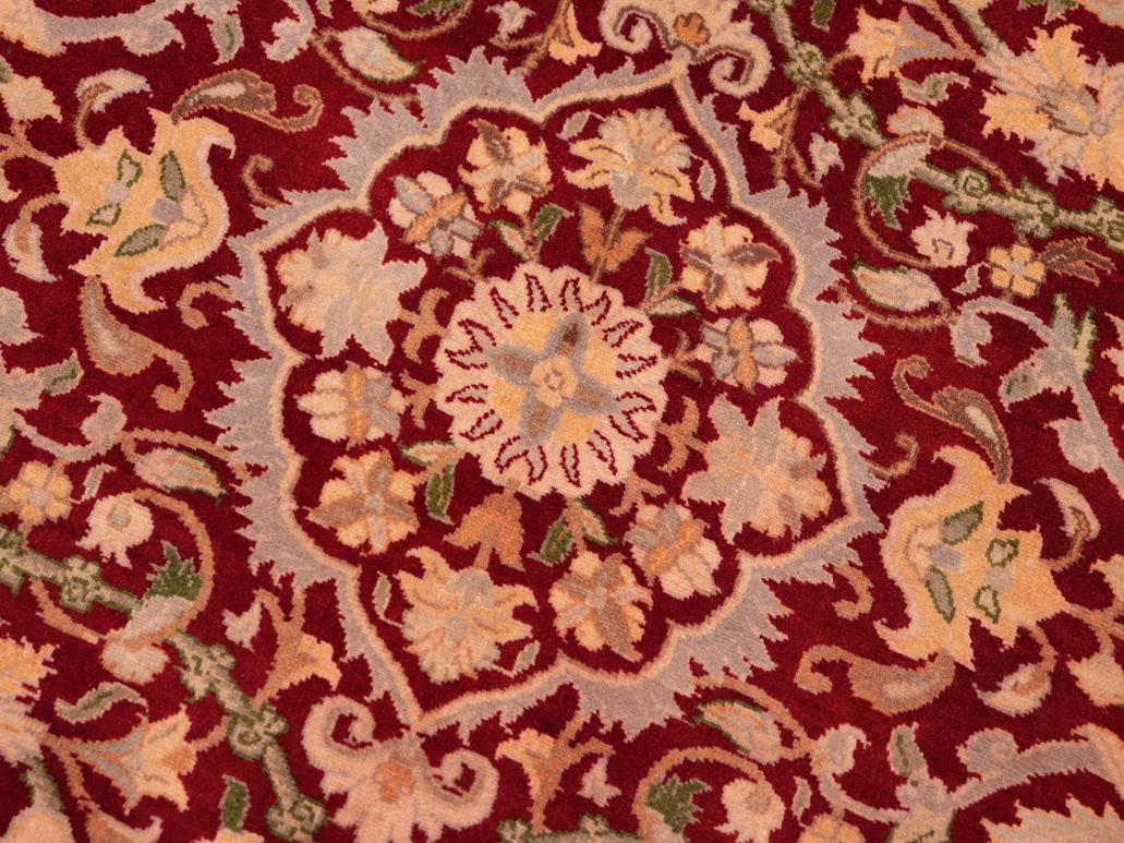 handmade Traditional Kashan Red Gold Hand Knotted RECTANGLE 100% WOOL area rug 8x10