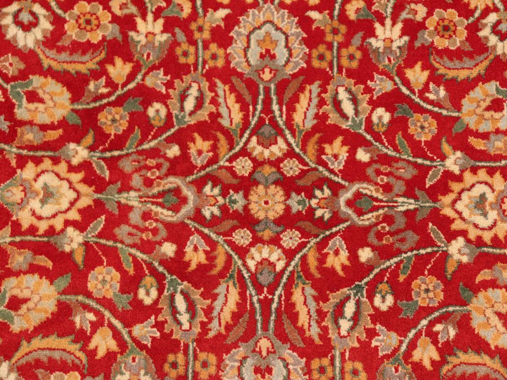 handmade Traditional Regular Red Beige Hand Knotted RECTANGLE 100% WOOL area rug 8x10