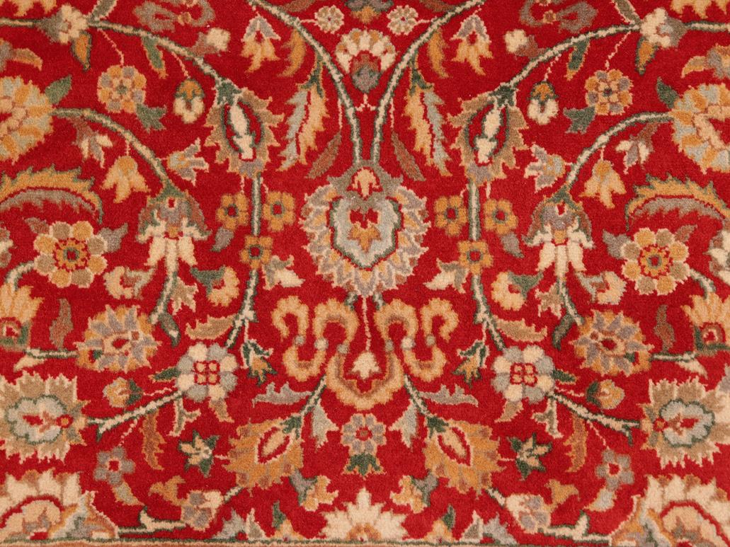 handmade Traditional Regular Red Beige Hand Knotted RECTANGLE 100% WOOL area rug 8x10