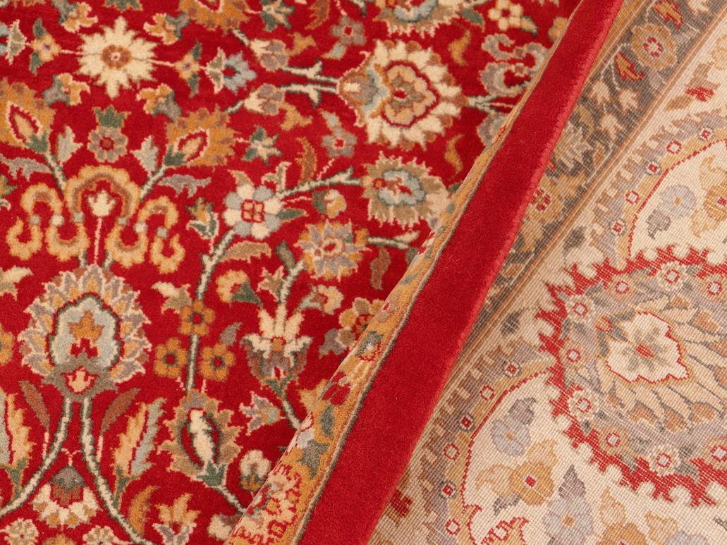 handmade Traditional Regular Red Beige Hand Knotted RECTANGLE 100% WOOL area rug 8x10