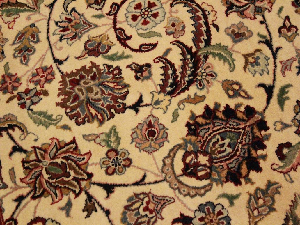 handmade Traditional Dabir Ivory Aubergine Hand Knotted RECTANGLE 100% WOOL area rug 9x13