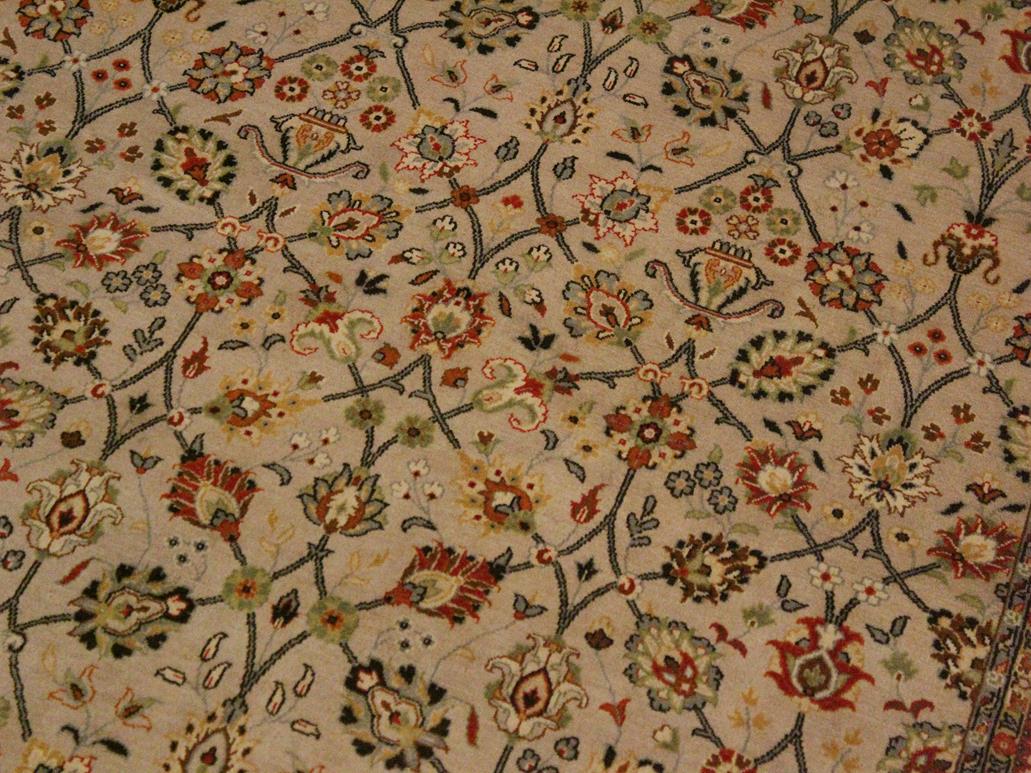 handmade Traditional Regular Beige Black Hand Knotted RECTANGLE 100% WOOL area rug 9x12