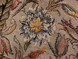 handmade Traditional Kamal Taupe Black Hand Knotted RUNNER 100% WOOL area rug 3x8