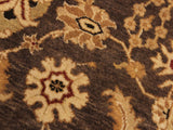 handmade Transitional Kafkaz Brown Beige Hand Knotted RUNNER 100% WOOL area rug 3x8