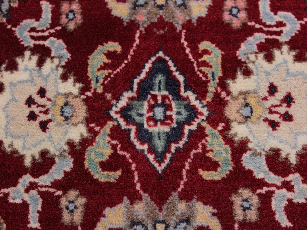 handmade Traditional Abasi Afsha Red Blue Hand Knotted RECTANGLE 100% WOOL area rug 2x3