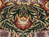 handmade Traditional Imran Brown Gray Hand Knotted ROUND 100% WOOL area rug 6x6