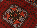 handmade Geometric Kargahi Beige Rust Hand Knotted RECTANGLE 100% WOOL area rug 10x13