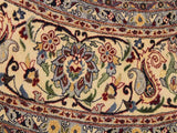 handmade Traditional Abasi Afsha Green Beige Hand Knotted ROUND 100% WOOL area rug 8x8