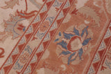 handmade Traditional Kafkaz Chobi Ziegler Ivory Rose Hand Knotted RECTANGLE 100% WOOL area rug 13 x 17