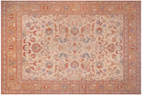 Oriental Ziegler Lovie Ivory Rose Hand-Knotted Wool Rug - 12'9'' x 16'7''