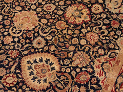 handmade Traditional Anmol Agra Blue Red Hand Knotted RECTANGLE 100% WOOL area rug 10x14