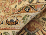 handmade Traditional Nagi Beige Pink Hand Knotted ROUND 100% WOOL area rug 8x8