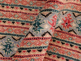 handmade Geometric Bokhara Green Pink Hand Knotted RECTANGLE 100% WOOL area rug 10x14