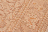handmade Transitional Kafkaz Beige Tan Hand Knotted RECTANGLE 100% WOOL area rug 6x9