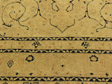 handmade Traditional  Tan Tan Hand Knotted RECTANGLE 100% WOOL area rug 9x12