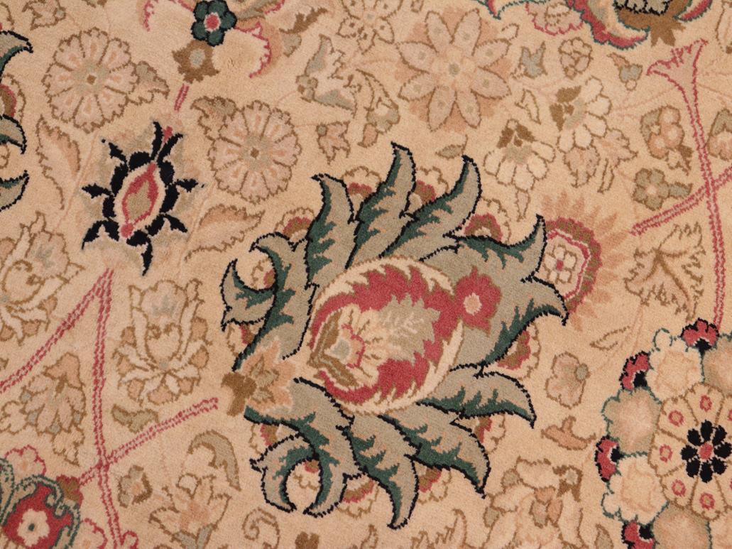 handmade Traditional New Mubashe Beige Black Hand Knotted RECTANGLE 100% WOOL area rug 8x11