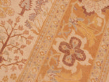 handmade Traditional Sarook Beige Brown Hand Knotted RECTANGLE 100% WOOL area rug 8x10